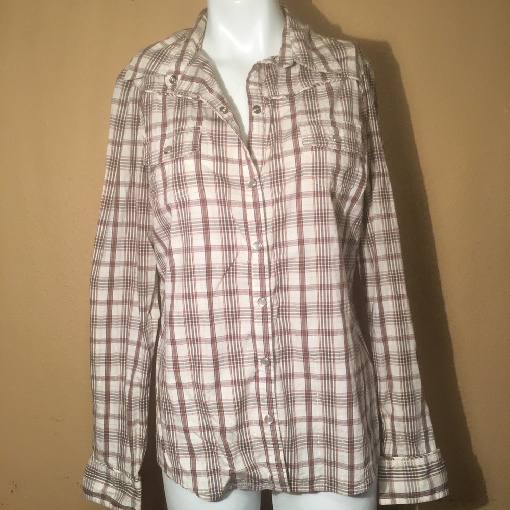 Old Navy Pearl Snap Western.